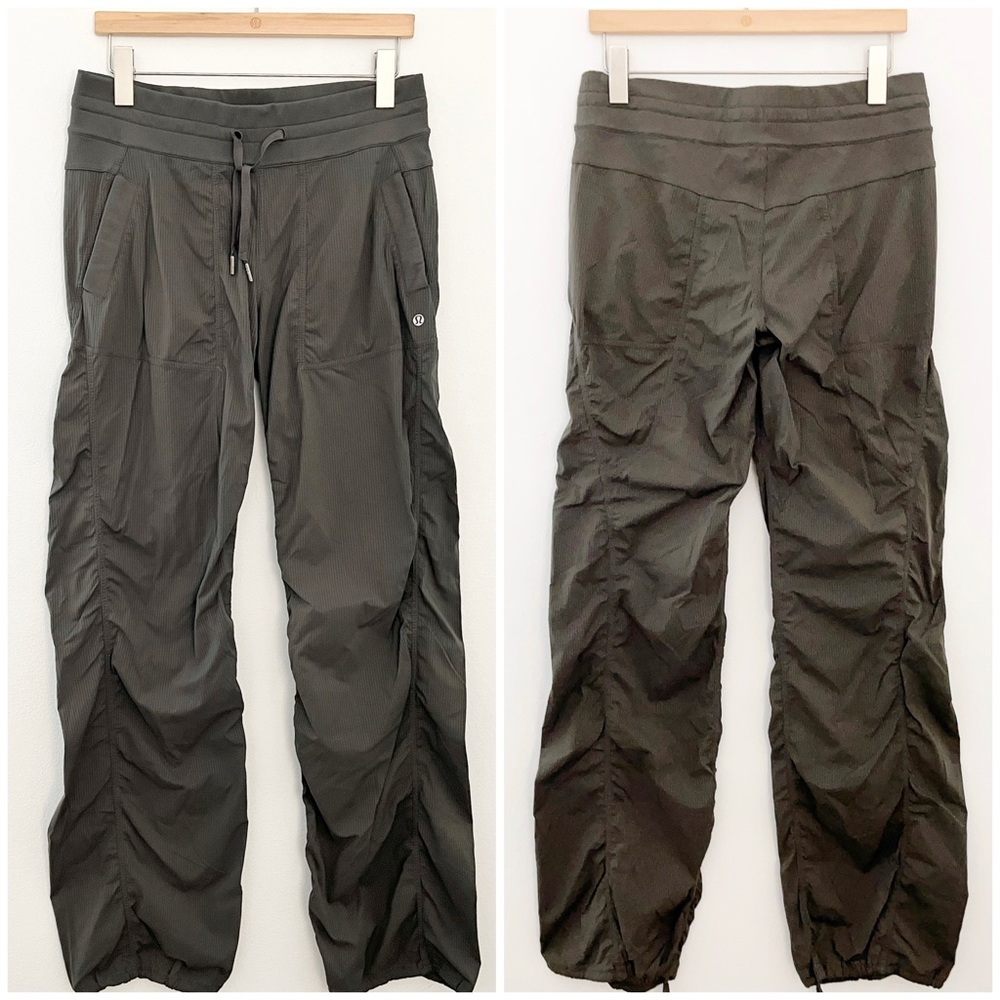 Lululemon Dance Studio Jogger Pants Green Ripstop Size 8